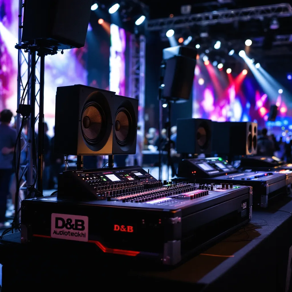 L&rsquo;art de la location de sonorisation D&B Audiotechnik