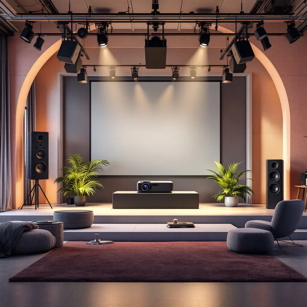Matériel audiovisuel adapté aux événements durables