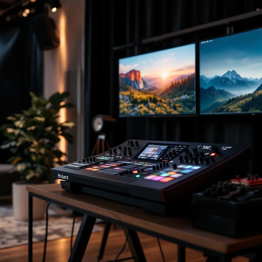 Exploitez le Roland V160 pour des événements interactifs