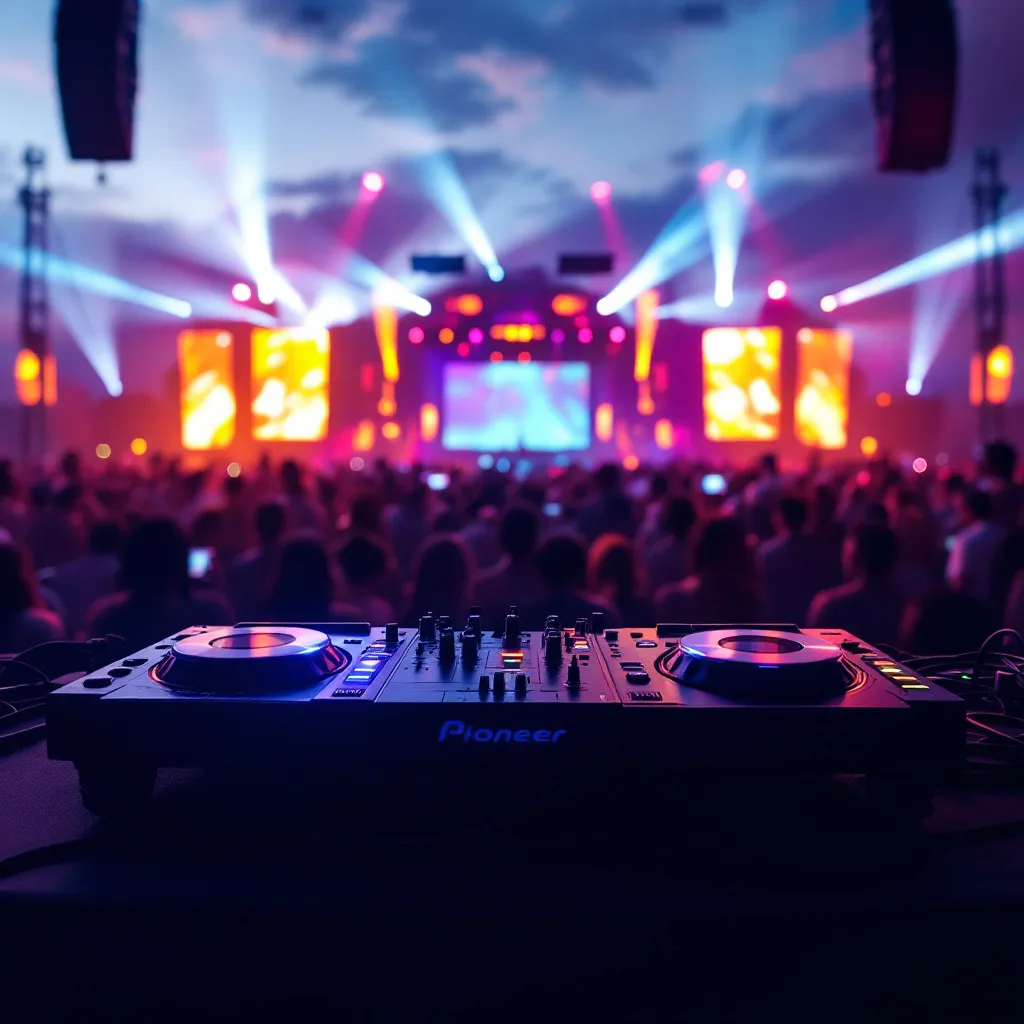 Dominez vos Festivals avec la Location de Pioneer CDJ3000