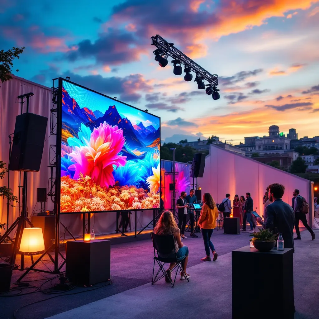 Explorer l&rsquo;impact visuel avec l&rsquo;Écran LED 2.6