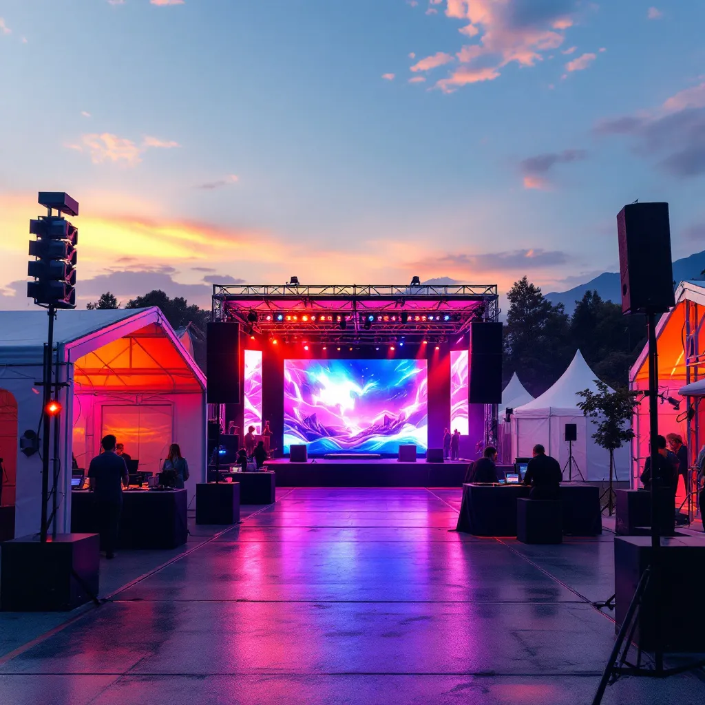 Louez des Structures Audiovisuelles Modulables